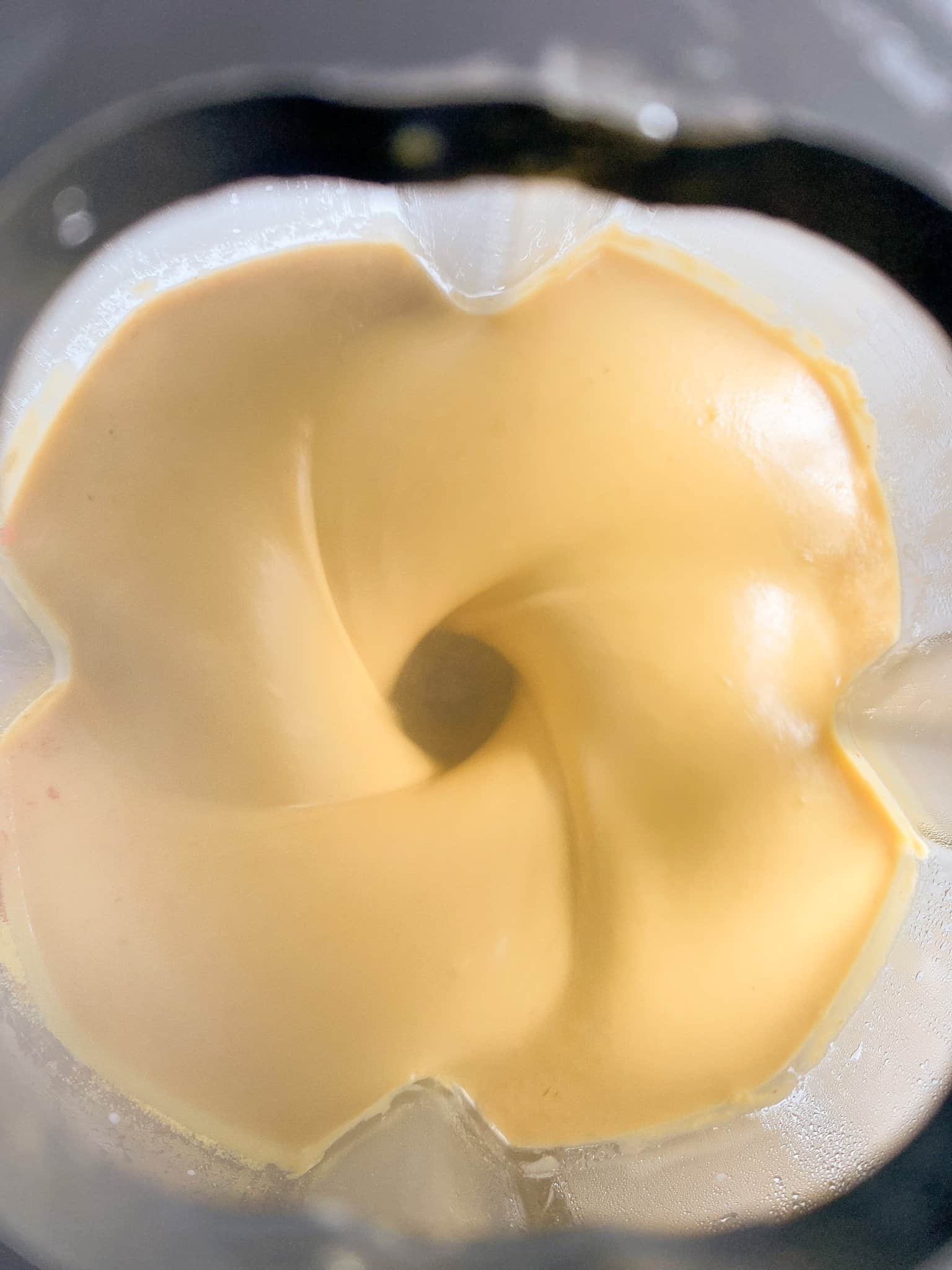 Cheese sauce blending.